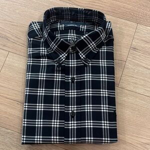 Polo by Ralph Lauren Black and White Plaid Button-Down Shirt